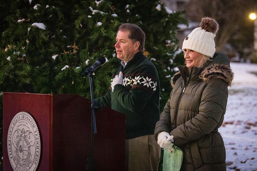 Jill and Dr. Lance Tatum (Photos by Lauren Adams/Northwest Missouri State University)