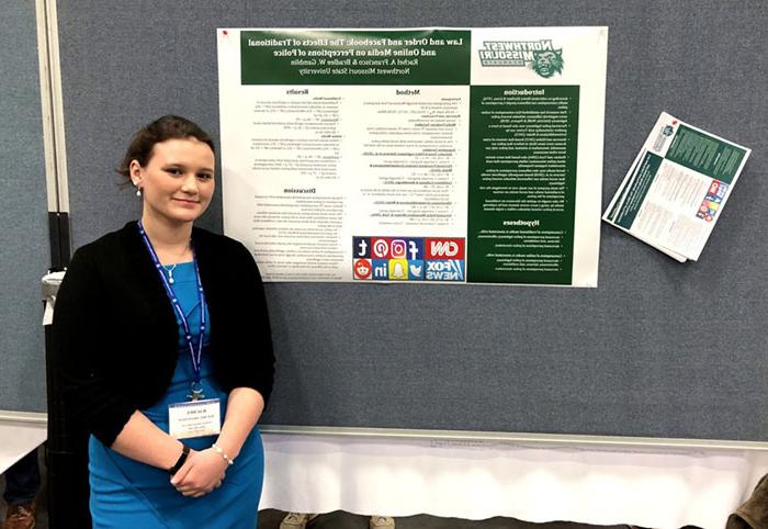 Francisco presents psychology research at national conference