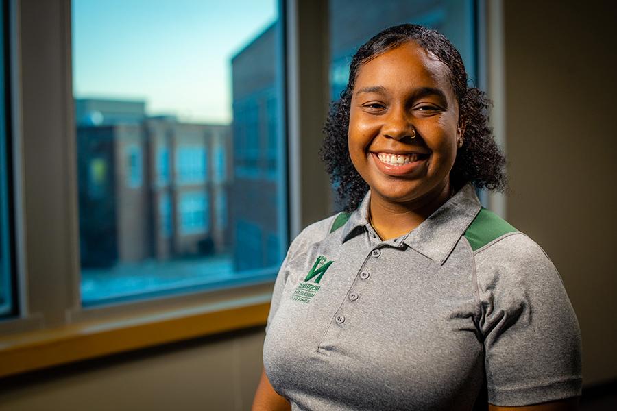 Campus involvement helps Freelon gain confidence, become career ready